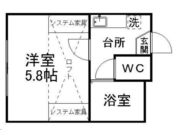 ベルシオン仙台第４の物件間取画像